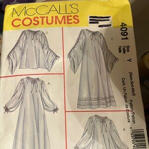 McCall's Kids Costume Pattern - White
